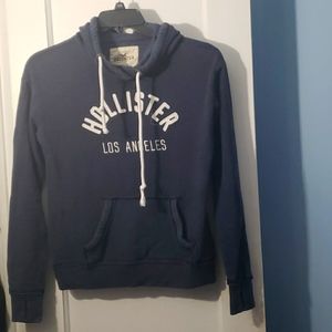 Hollister Navy hoodie Small